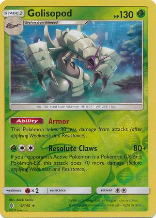 Golisopod Holo Rare Reverse Holo Ingles Huntercard Tcg