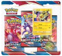 3 Pack Blister Battle Styles - Jolteon - Inglés