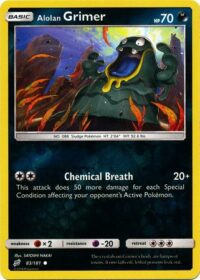 Alolan Grimer - 83/181 - Common Reverse Holo - Español