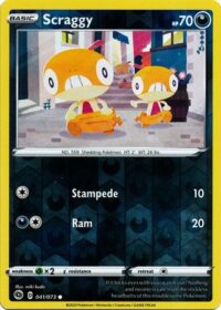 Scraggy - 041/073 - Common Reverse Holo - Ingles