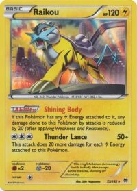 Raikou - 55/162 - Holo Rare - Inglés