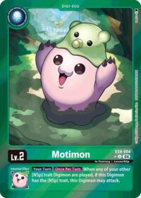 Motimon (Limited Foil) - EX8-004 U - Uncommon