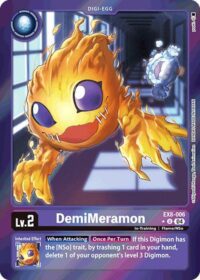 DemiMeramon (Limited Foil) - EX8-006 U - Uncommon