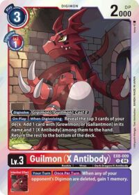 Guilmon (X Antibody) - EX8-009 R - Rare