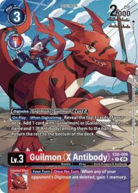 Guilmon (X Antibody) (Alternate Art) - EX8-009 R - Rare