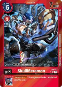 SkullMeramon (Limited Foil) - EX8-013 C - Common