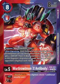 WarGrowlmon (X Antibody) (Limited Foil) - EX8-015 C - Common