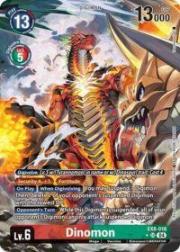 Dinomon (Alternate Art) - EX8-016 SR - Super Rare