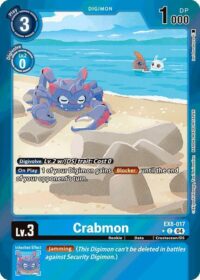 Crabmon (Limited Foil) - EX8-017 C - Common