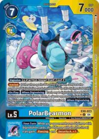 PolarBearmon (Limited Foil) - EX8-023 U - Uncommon