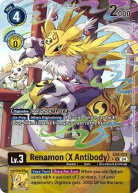 Renamon (X Antibody) (Alternate Art) - EX8-031 R - Rare