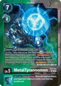 MetalTyrannomon (Limited Foil) - EX8-043 U - Uncommon