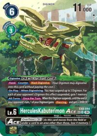 HerculesKabuterimon ACE (Textured) - EX8-044 SR - Super Rare