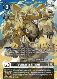 Sunarizamon (Alternate Art) - EX8-047 R - Rare