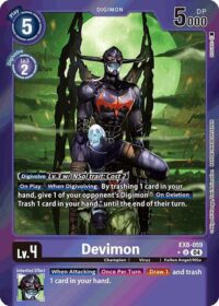 Devimon (Limited Foil) - EX8-059 U - Uncommon