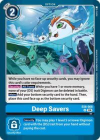 Deep Savers - EX8-068 U - Uncommon