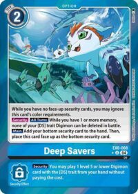 Deep Savers (Limited Foil) - EX8-068 U - Uncommon