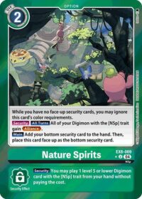 Nature Spirits (Limited Foil) - EX8-069 U - Uncommon