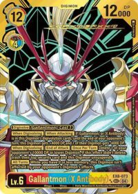 Gallantmon (X Antibody) (Textured) - EX8-073 SEC - Secret Rare