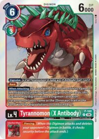 Tyrannomon (X Antibody) (-Chain of Liberation- Upgrade Pack - Digimon Promotion Cards (D-PR) - P-160 - Promo