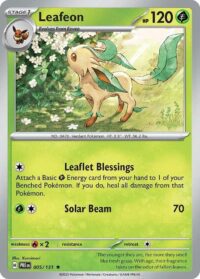 Leafeon - Rare Reverse Holo - 005/131 - Inglés