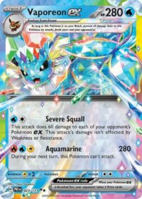 Vaporeon ex - 023/131 - Double Rare - 023/131 - Inglés