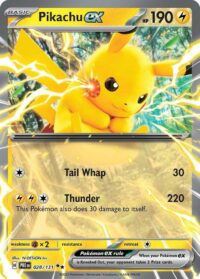 Pikachu ex - 028/131 - Double Rare - 028/131 - Inglés