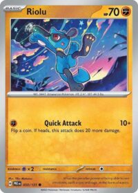 Riolu - Common Reverse Holo - 050/131 - Inglés