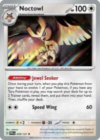 Noctowl - Rare Reverse Holo - 078/131 - Inglés