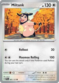 Miltank - Common Reverse Holo - 081/131 - Inglés