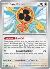 Fan Rotom - Common - 085/131 - Inglés