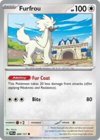 Furfrou - Common Reverse Holo - 088/131 - Inglés