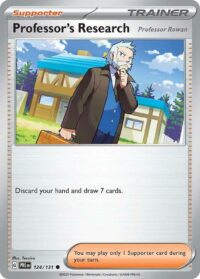 Professor's Research [Professor Rowan] - Common Reverse Holo - 124/131 - Inglés