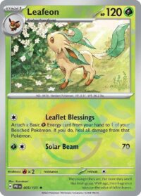 Leafeon (Poke Ball Pattern) - Rare - 005/131 - Inglés