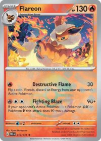 Flareon (Poke Ball Pattern) - Rare - 013/131 - Inglés