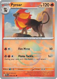 Pyroar (Poke Ball Pattern) - Uncommon - 016/131 - Inglés