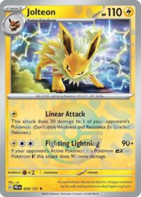 Jolteon (Poke Ball Pattern) - Rare - 029/131 - Inglés