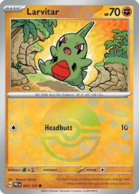 Larvitar (Poke Ball Pattern) - Common - 047/131 - Inglés