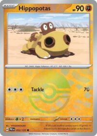 Hippopotas (Poke Ball Pattern) - Common - 052/131 - Inglés