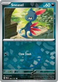 Sneasel (Poke Ball Pattern) - Common - 061/131 - Inglés