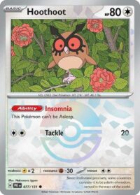 Hoothoot (Poke Ball Pattern) - Common - 077/131 - Inglés