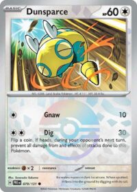 Dunsparce (Master Ball Pattern) - Common - 079/131 - Inglés