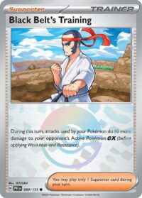 Black Belt's Training - 099/131 (Poke Ball Pattern) - Common - 099/131 - Inglés