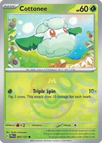 Cottonee (Master Ball Pattern) - Common - 007/133 - Inglés