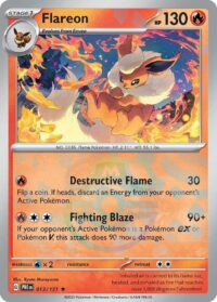 Flareon (Master Ball Pattern) - Rare - 013/133 - Inglés