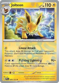 Jolteon (Master Ball Pattern) - Rare - 029/131 - Inglés