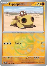 Hippopotas (Master Ball Pattern) - Common - 052/131 - Inglés