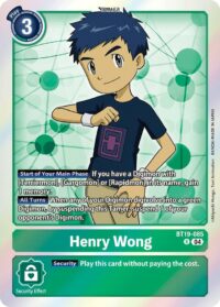 Henry Wong - BT19-085  - Rare