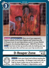 D-Reaper Zone - BT19-100  - Common