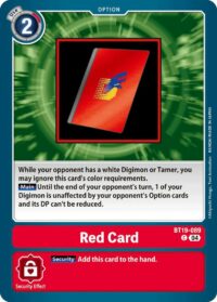 Red Card - BT19-089  - Common